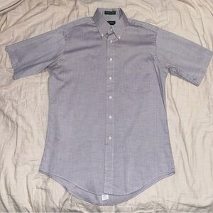 Saddlebred Men's Light Violet Casual Button-Down Shirt